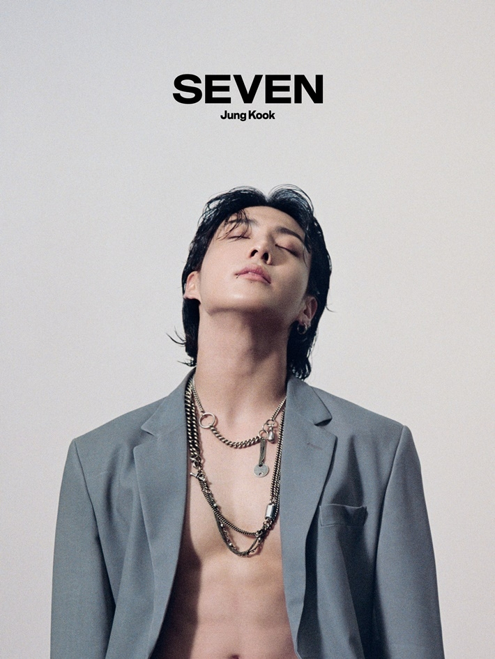 방탄소년단 정국이 올해 7월 낸 솔로 싱글 '세븐'으로 2023 MTV EMA에서 2관왕을 기록했다. 빅히트 뮤직 제공