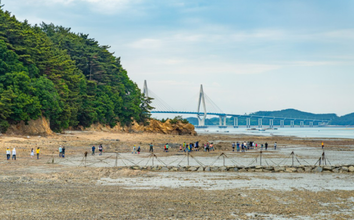 충남 태안 가경주항 '독살체험장' 전경. 해양수산부 제공