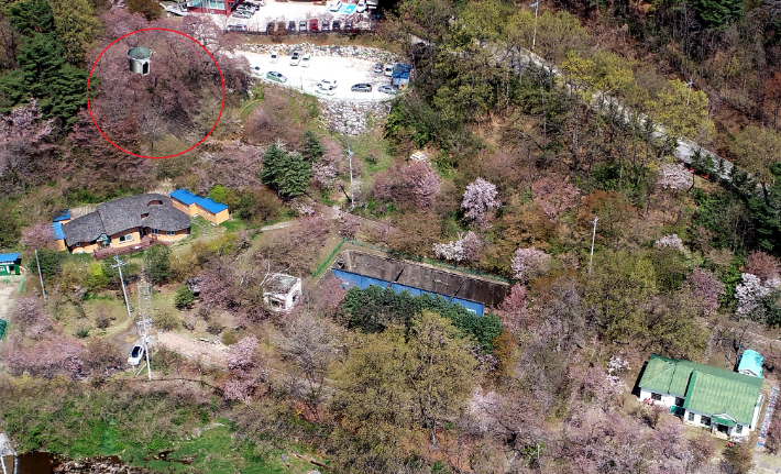 동해시가 부곡동 일원에 있는 근대문화유산인 구 상수시설 배수지와 석축 정비에 나선다고 15일 밝혔다. 동해시 제공