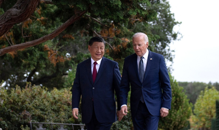 조 바이든 미국 대통령(오른쪽)과 시진핑 중국 국가주석. 연합뉴스