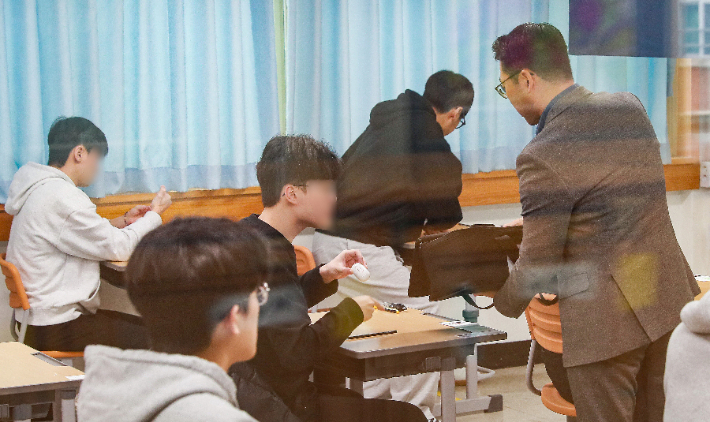 전북 수능 고사장. 전북교육청 제공