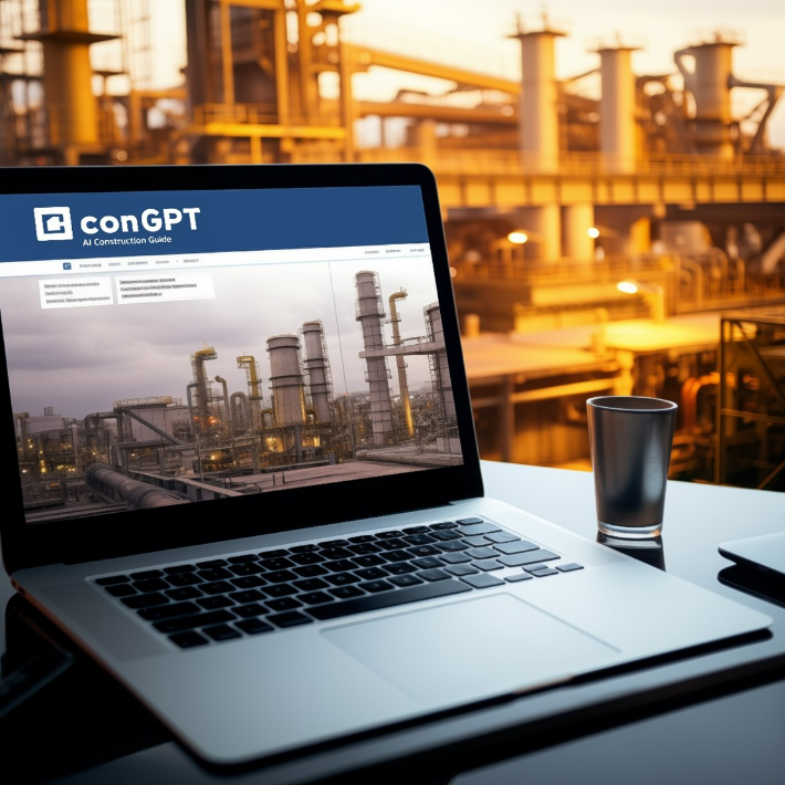 롯데건설이 개발한 ConGPT 시스템 샘플 이미지. 롯데건설 제공