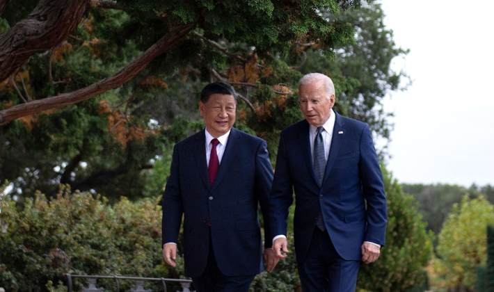 조 바이든 미국 대통령(오른쪽)과 시진핑 중국 국가주석. 연합뉴스