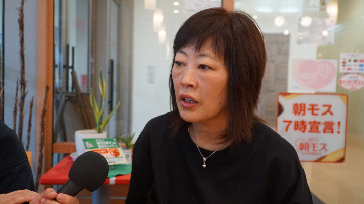 일본 대마도 이즈하라항 인근 카페에서 만난 문영심 씨. 고상현 기자