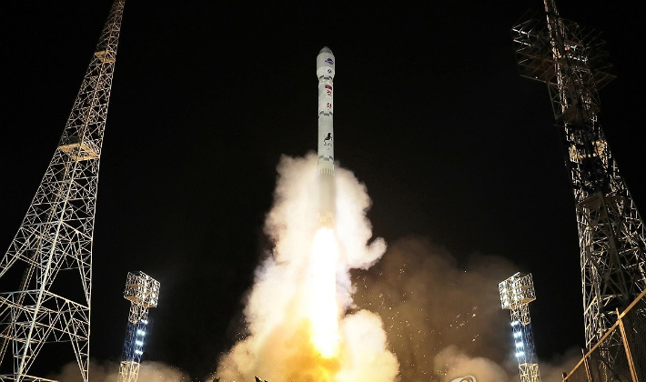 북한은 22일 전날 밤 발사한 군사정찰위성 1호기 '만리경-1호'의 발사가 성공적으로 이뤄졌다고 밝혔다. 연합뉴스