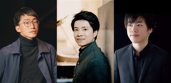 피아니스트 김도현, 킷 암스트롱, 타케자와 유토(왼쪽부터). 마포문화재단 제공 