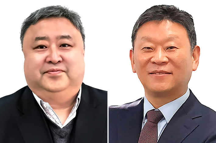부사장으로 승진된 이현석(왼쪽)·안창용 전무. KT 제공