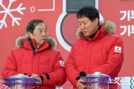 대화하는 오세훈 서울시장-김병준 사회복지공동모금회장