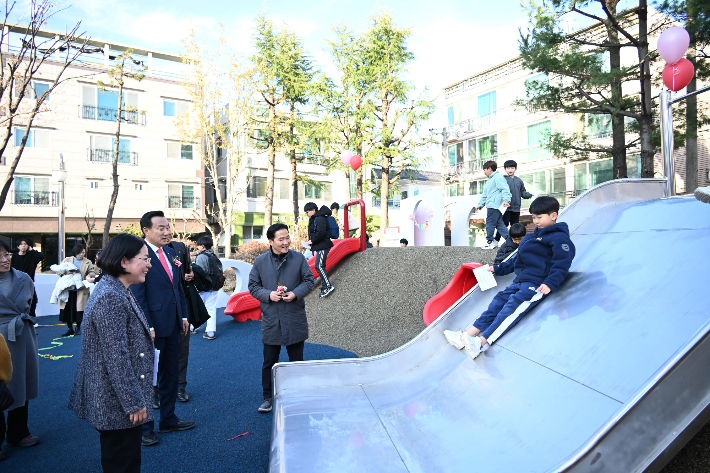 울산 북구 통새미공원 행복꿈나무놀이터는 해당 프로젝트로 개장한 108번째 놀이터다. 북구청 제공