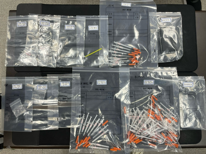 부산해양경찰서는 마약을 투약하고 공급한 혐의로 30대 남성 A씨를 구속 송치했다. 부산해경 제공