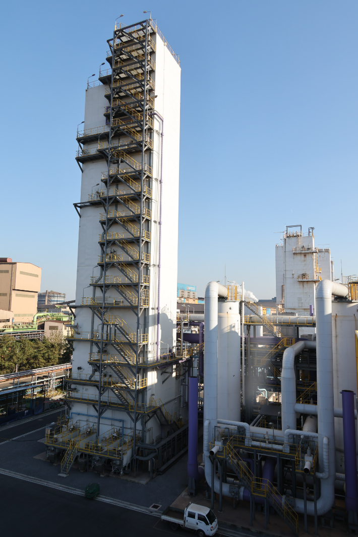 2023년 초 완공된 포항제철소 산소공장 전경. 포스코 제공