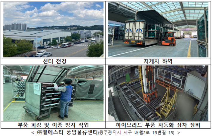 엘에스티 풍암물류센터. 국토교통부 제공