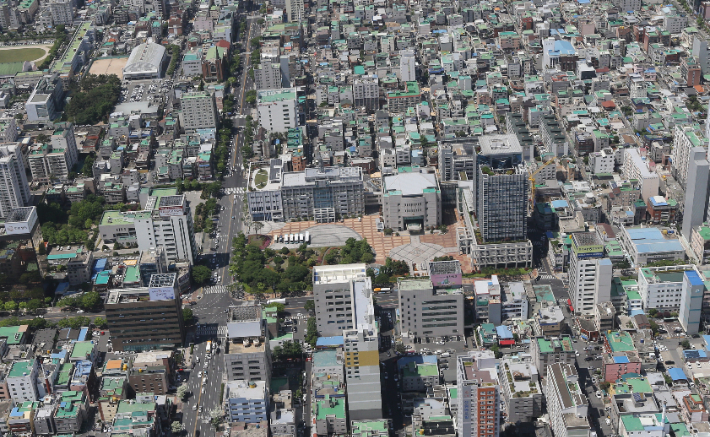 울산시 남구 시청사 주변 시가지. 연합뉴스 