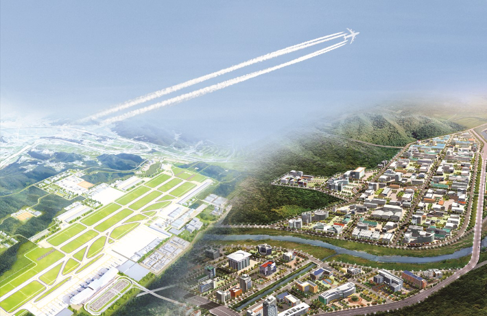 대구경북 신공항 조감도. 경북도 제공