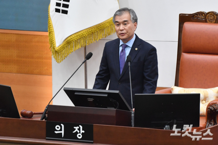 김현기 서울시의회 의장. 류영주 기자