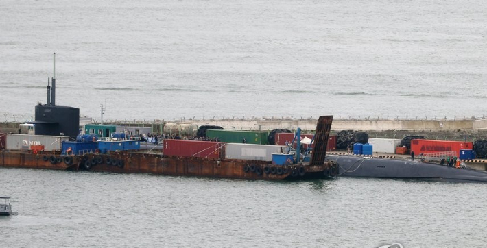 미국 해군의 오하이오급 핵추진 탄도유도탄 잠수함(SSBN) 켄터키함(SSBN-737). 연합뉴스