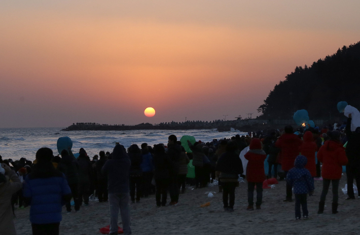 삼척해변의 해맞이 풍경. 삼척시 제공