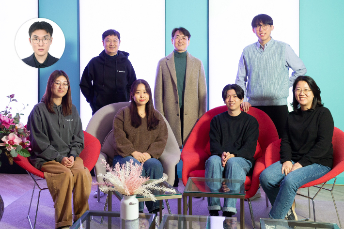 윗줄 원형부터 제 1저자 박성국 연구원, 박성호 교수, 강세병 교수, 아랫줄 오른쪽 첫번째 제 1저자 김효정 연구원. UNIST