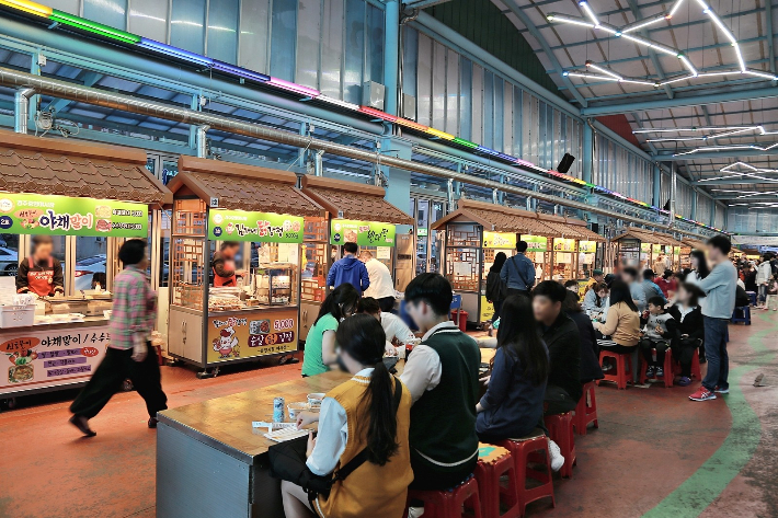 경주 중앙시장 내부 모습. 경주시 제공