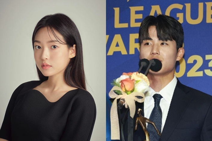 왼쪽부터 양예나, 설영우. 스타베이스 공식 인스타그램, 연합뉴스