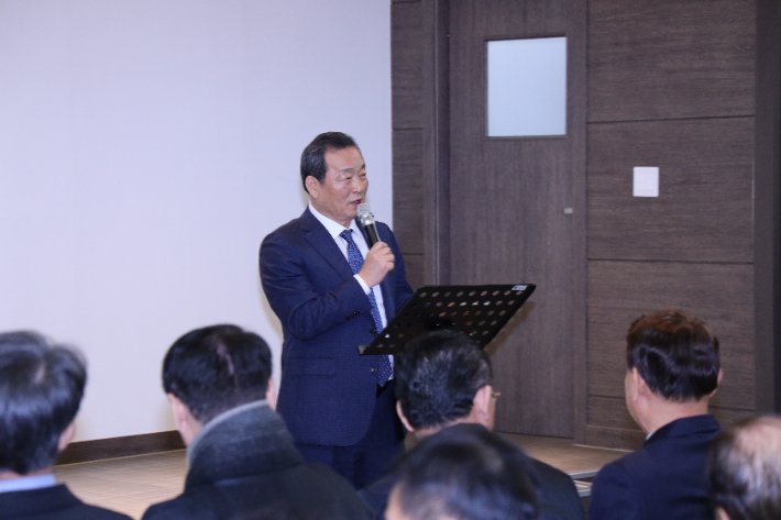 설교를 전한 양문교회 김도경 목사