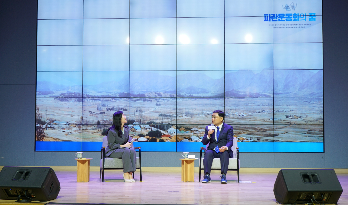 창원성산구 출마를 선언한 허성무 전 창원시장이 6일 창원문성대학교에서 출판기념회를 개최하고 있다. 허성무 출판기념회 준비위원회 제공