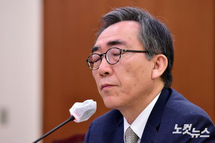 생각에 잠긴 조태열 외교부장관 후보자