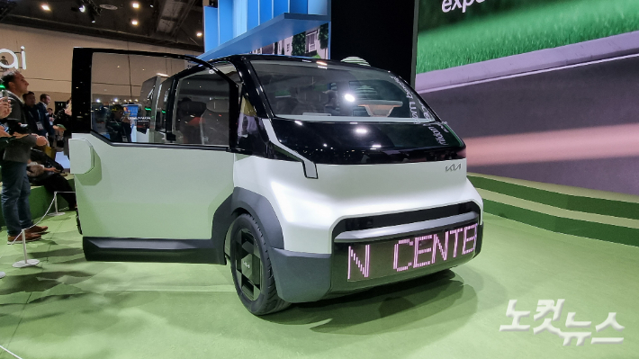 기아의 목적기반모빌리티(PBV) 콘셉트 모델인 PV5. 윤준호 기자