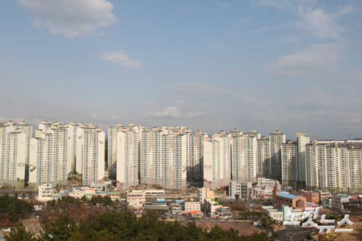 포항지역 아파트 전경. 