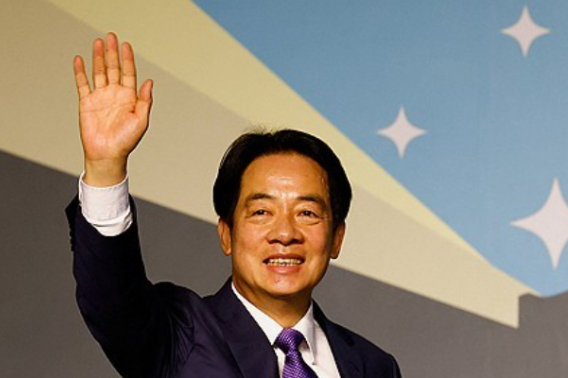 대만 총통 선거에서 승리한 라이칭더. 연합뉴스