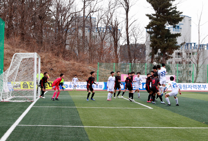 지난해 열린 울진 금강송 춘계 중등 U-15 축구대회 모습. 울진군 제공