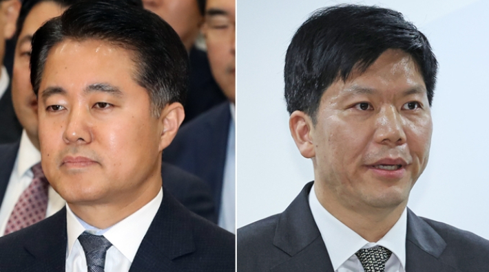 대검 차장검사에 신자용(왼쪽) 법무부 검찰국장 권순정. 연합뉴스 