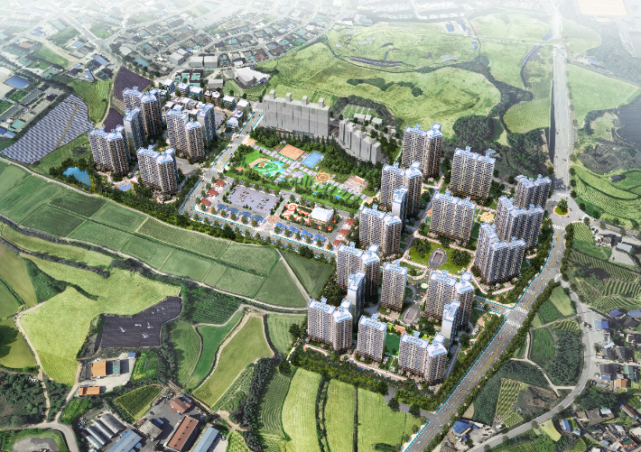 음성 대소 삼정지구 조감도. 음성군 제공