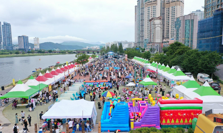 태화강마두희축제 현장 모습. 울산 중구청 제공