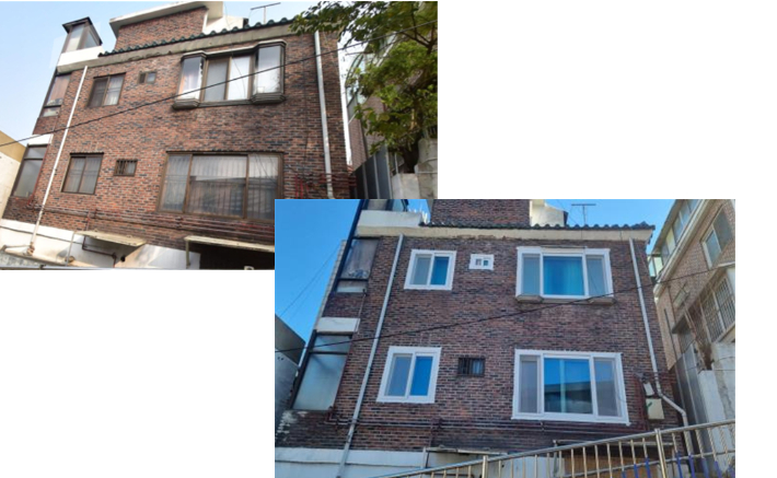 단열창호 시공전후 모습. 서울시 제공