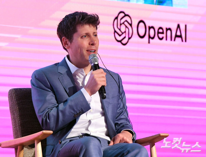 생성형 인공지능(AI) 챗GPT 개발사인 오픈AI의 샘 알트만 대표. 황진환 기자