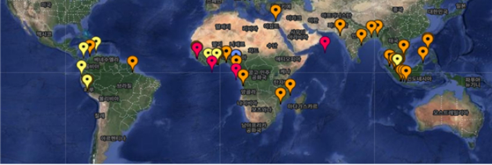 해역별 해적사건 발생 현황. 해수부 제공