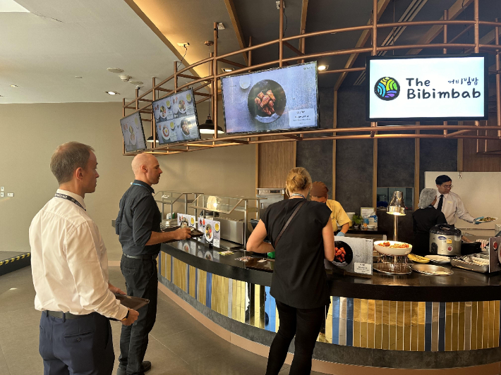 태국 유엔콘퍼런스센터 내 한식 코너. 연합뉴스