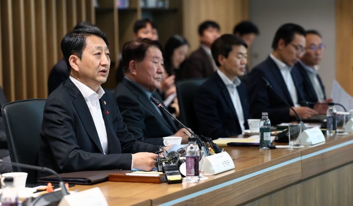 발언하는 안덕근 산업통상자원부 장관. 연합뉴스