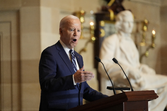 발언하는 조 바이든 미국 대통령. 연합뉴스