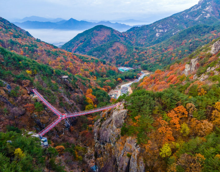 거창 출렁다리. 경남도청 제공 