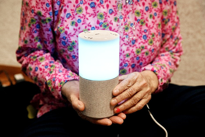 인공지능 스피커. 경남도청 제공 