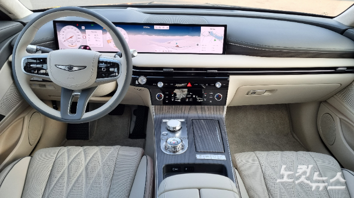 신형 G80 내부. 윤준호 기자