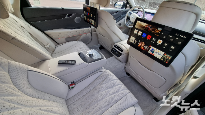 신형 G80 내부. 윤준호 기자