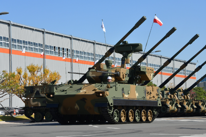 K9 자주포. 경남도청 제공 