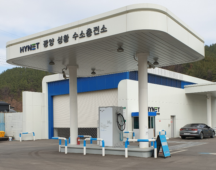 광양 수소충전소. 전라남도 제공