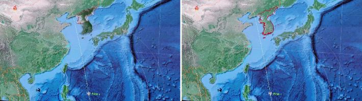 북한TV, '북한 지역만 붉게 표시' 기록영화 수정 방영. 연합뉴스