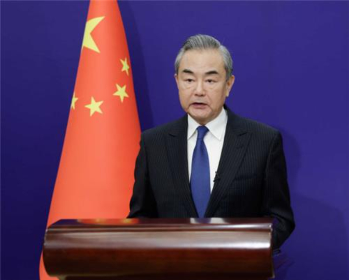 왕이 중국공산당 중앙외사판공실 주임 겸 외교부장. 중국 외교부 제공