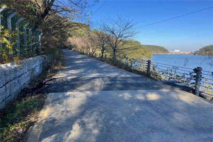 전주 아중호수에 개설된 두꺼비 생태통로. 전주시 제공