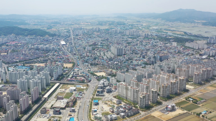 아산시 전경. 아산시 제공